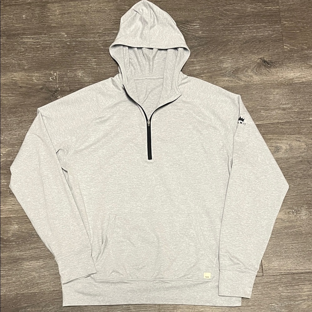 Vuori Ponto Performance Half Zip Hoodie size LRG BNWOT